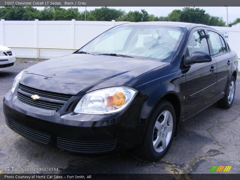 Black / Gray 2007 Chevrolet Cobalt LT Sedan