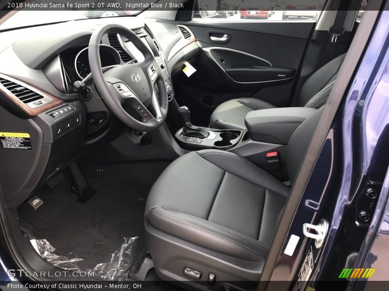 2018 Santa Fe Sport 2.0T AWD Black Interior