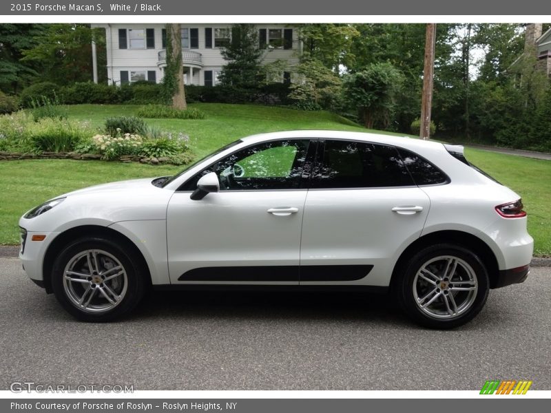 White / Black 2015 Porsche Macan S
