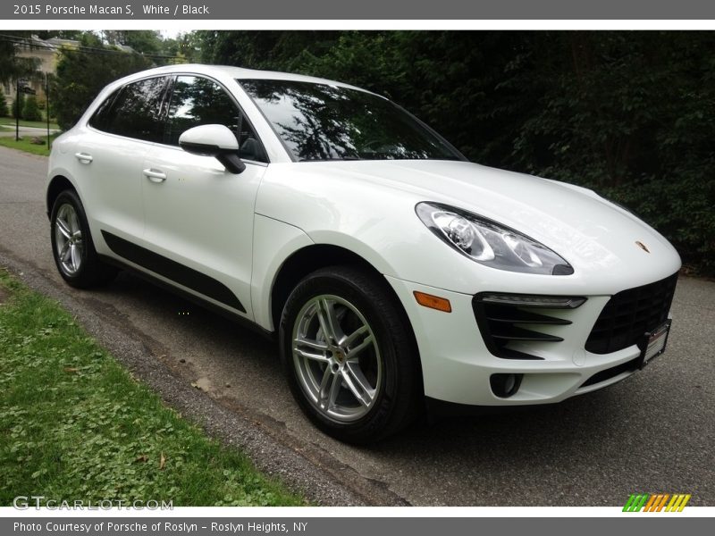 White / Black 2015 Porsche Macan S