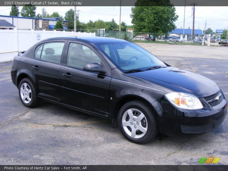 Black / Gray 2007 Chevrolet Cobalt LT Sedan
