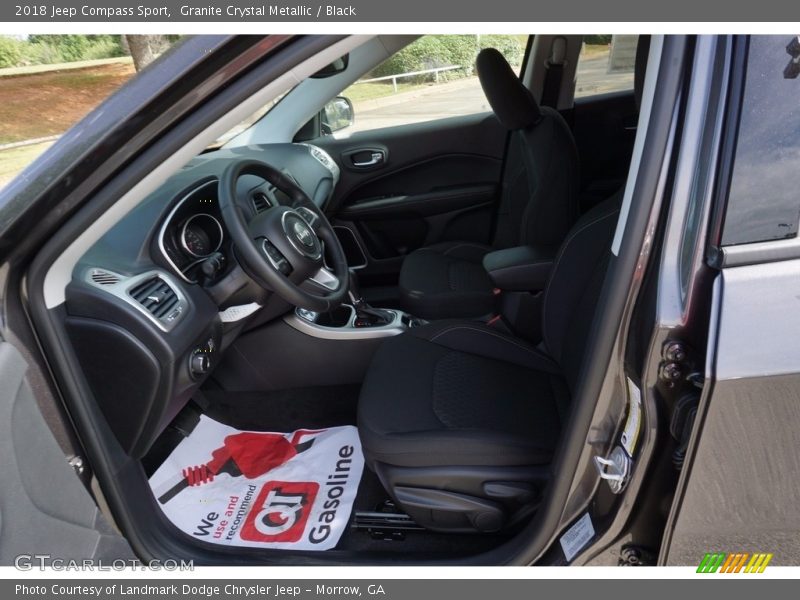 Granite Crystal Metallic / Black 2018 Jeep Compass Sport