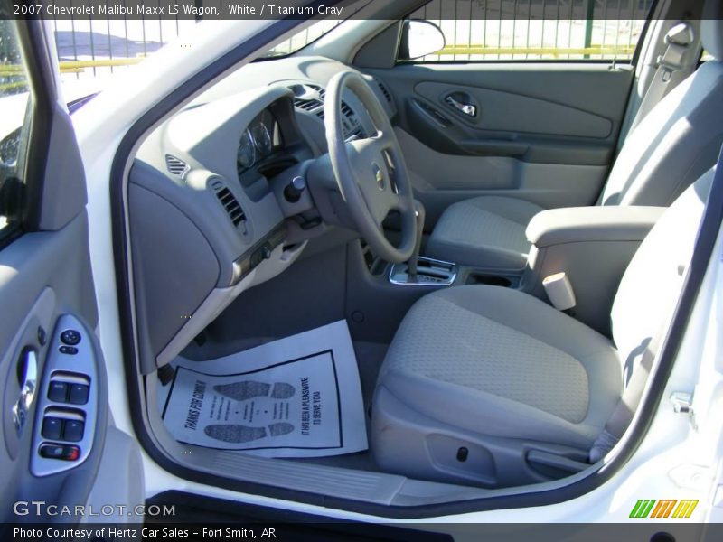 White / Titanium Gray 2007 Chevrolet Malibu Maxx LS Wagon