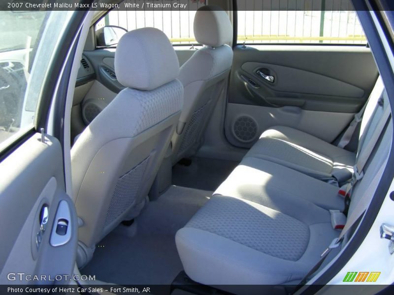 White / Titanium Gray 2007 Chevrolet Malibu Maxx LS Wagon