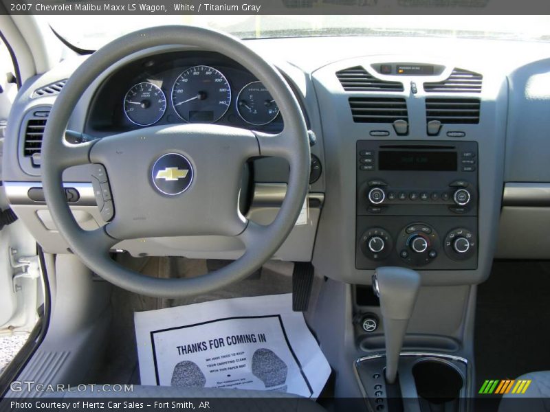 White / Titanium Gray 2007 Chevrolet Malibu Maxx LS Wagon