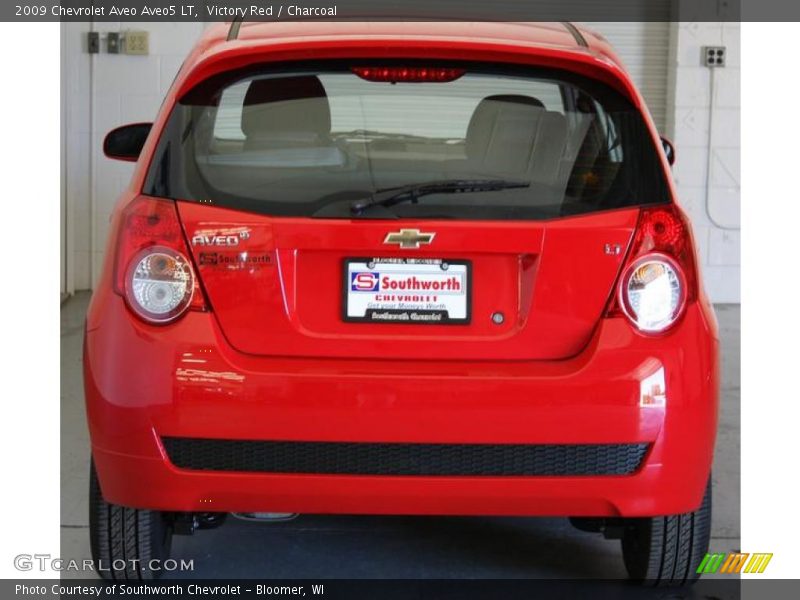 Victory Red / Charcoal 2009 Chevrolet Aveo Aveo5 LT