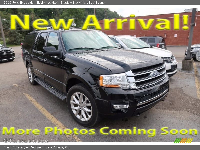 Shadow Black Metallic / Ebony 2016 Ford Expedition EL Limited 4x4