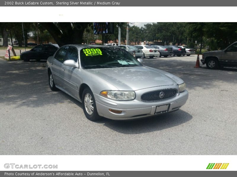 Sterling Silver Metallic / Medium Gray 2002 Buick LeSabre Custom