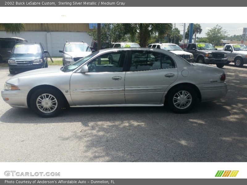 Sterling Silver Metallic / Medium Gray 2002 Buick LeSabre Custom