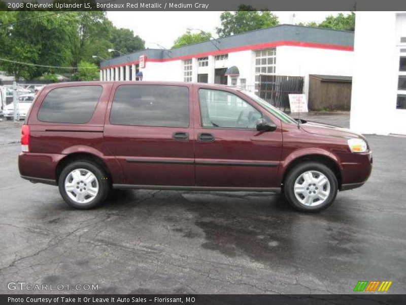 Bordeaux Red Metallic / Medium Gray 2008 Chevrolet Uplander LS