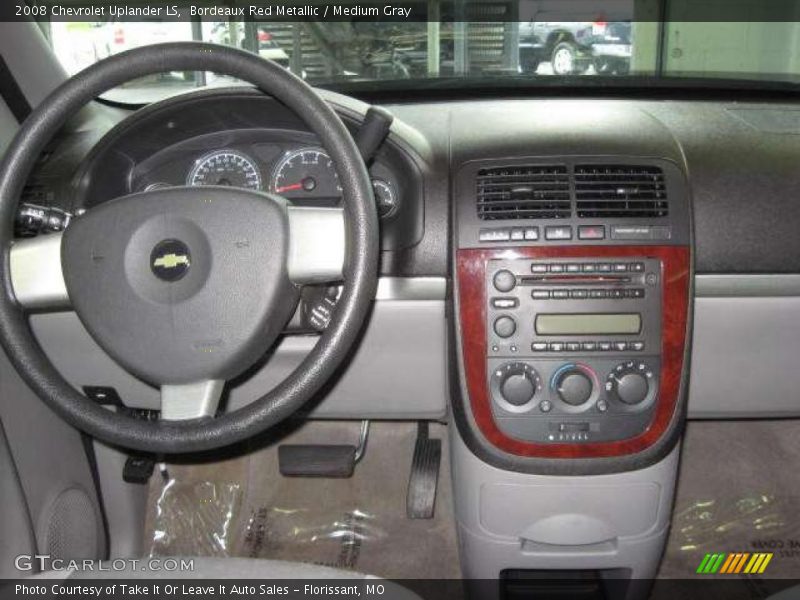 Bordeaux Red Metallic / Medium Gray 2008 Chevrolet Uplander LS