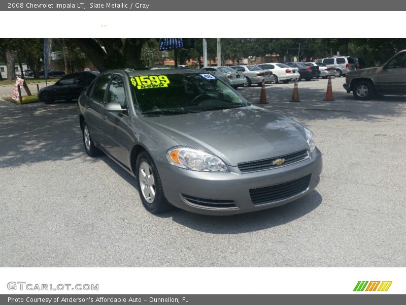 Slate Metallic / Gray 2008 Chevrolet Impala LT