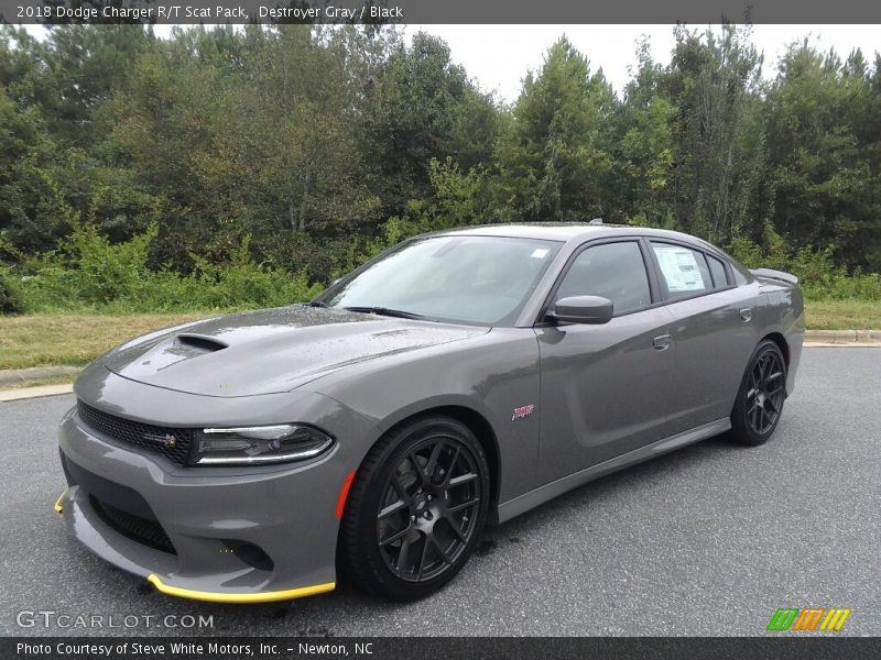 Destroyer Gray / Black 2018 Dodge Charger R/T Scat Pack