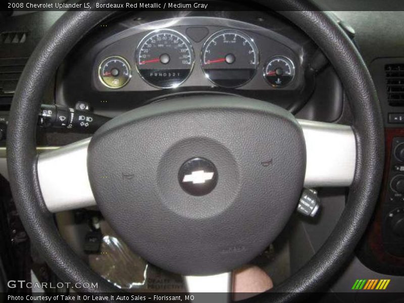 Bordeaux Red Metallic / Medium Gray 2008 Chevrolet Uplander LS