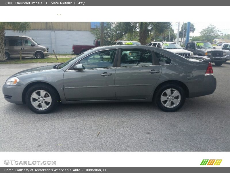 Slate Metallic / Gray 2008 Chevrolet Impala LT