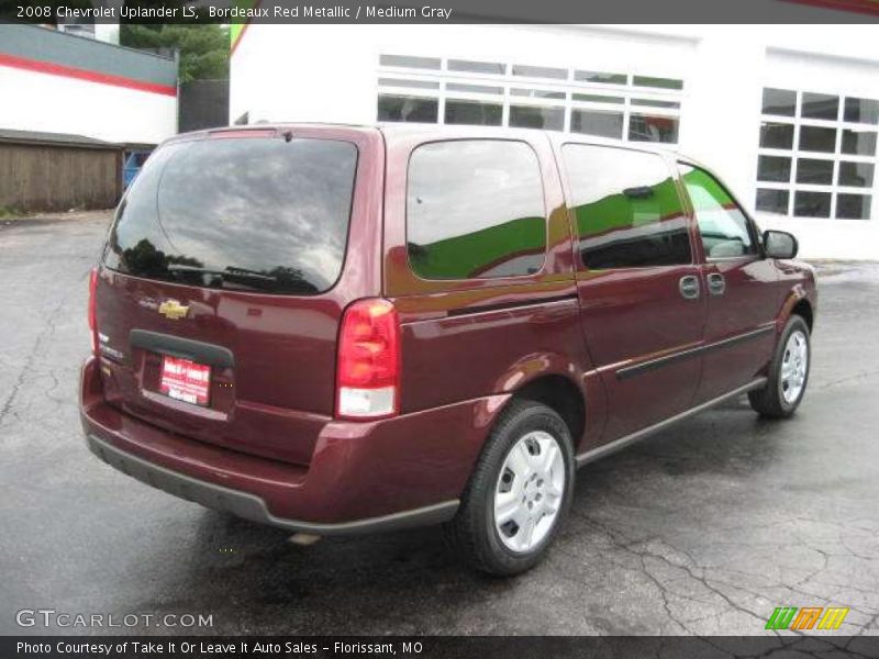 Bordeaux Red Metallic / Medium Gray 2008 Chevrolet Uplander LS