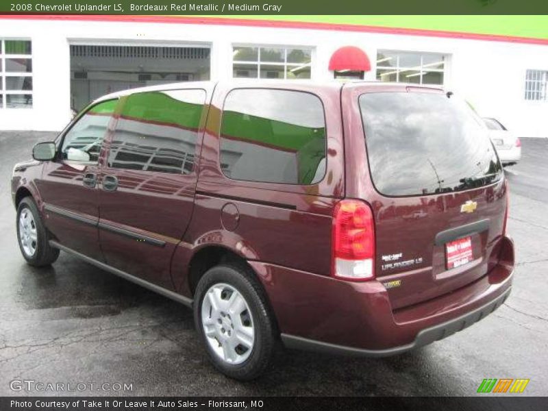 Bordeaux Red Metallic / Medium Gray 2008 Chevrolet Uplander LS