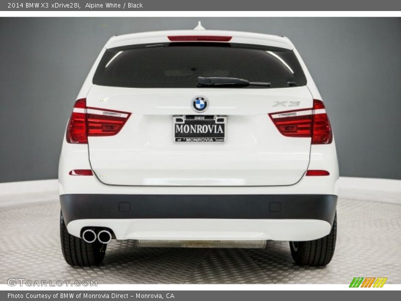 Alpine White / Black 2014 BMW X3 xDrive28i