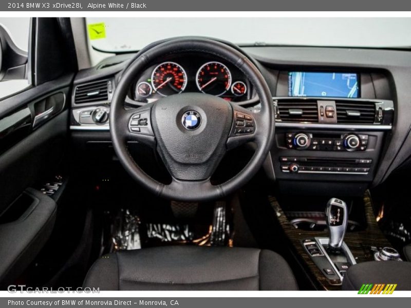 Alpine White / Black 2014 BMW X3 xDrive28i