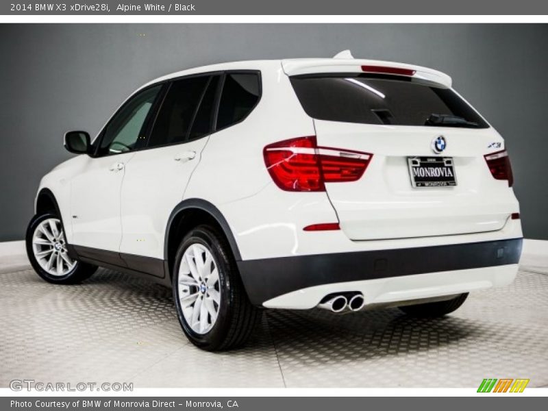 Alpine White / Black 2014 BMW X3 xDrive28i