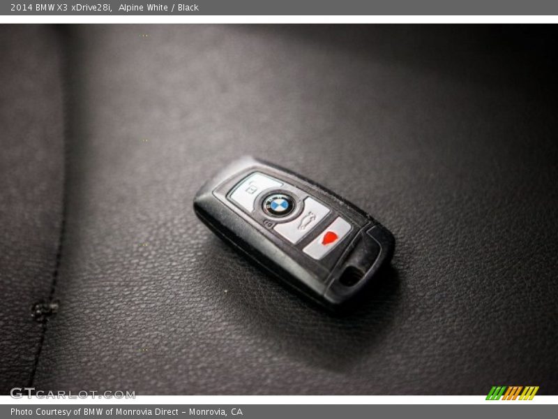 Alpine White / Black 2014 BMW X3 xDrive28i