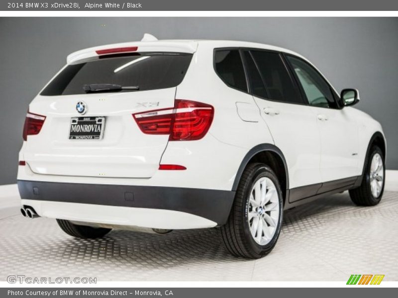 Alpine White / Black 2014 BMW X3 xDrive28i