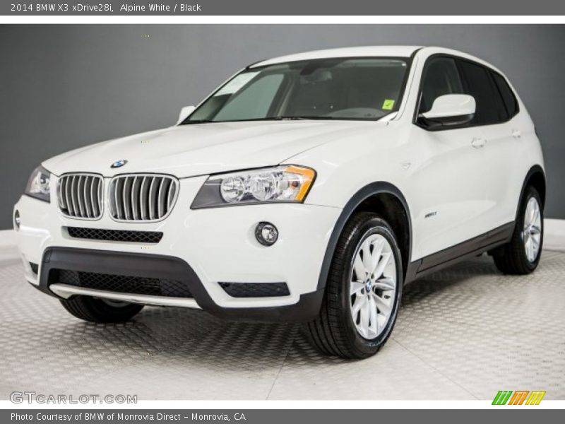Alpine White / Black 2014 BMW X3 xDrive28i