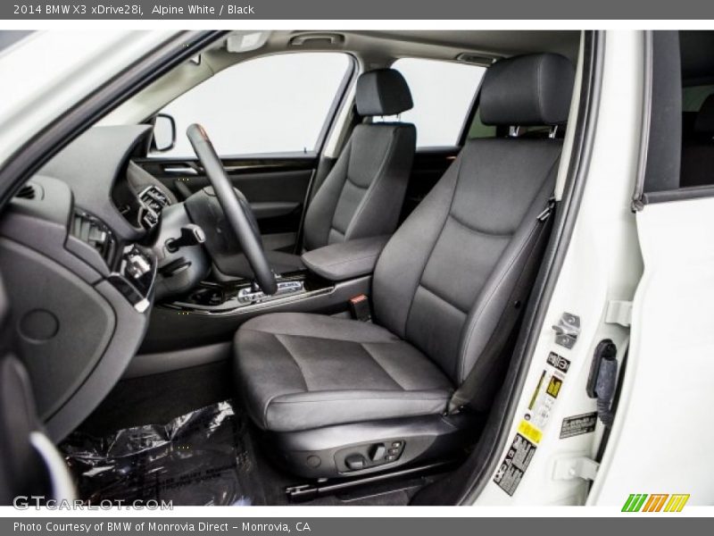 Alpine White / Black 2014 BMW X3 xDrive28i