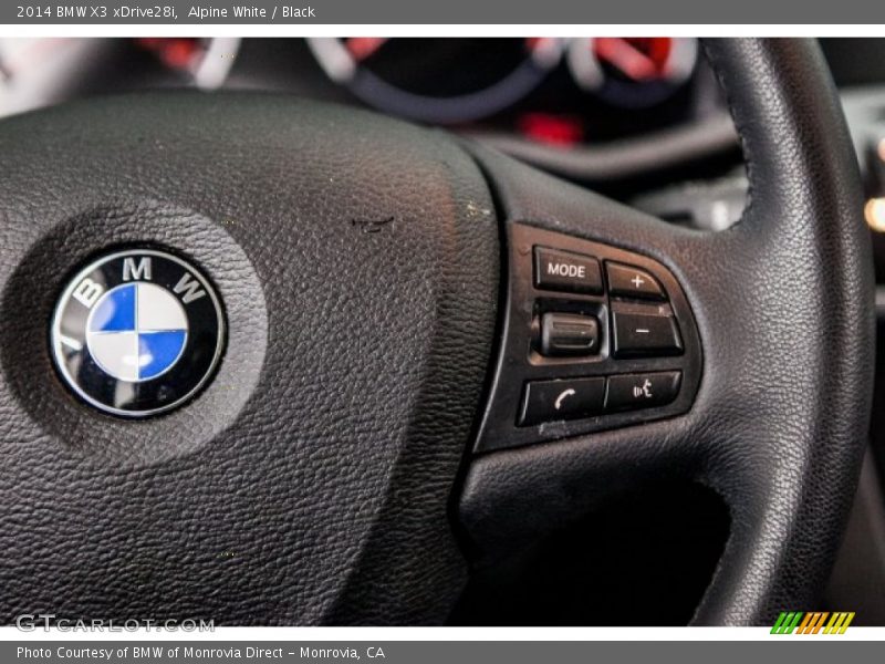 Alpine White / Black 2014 BMW X3 xDrive28i