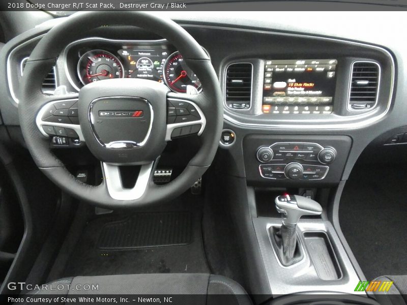 Destroyer Gray / Black 2018 Dodge Charger R/T Scat Pack