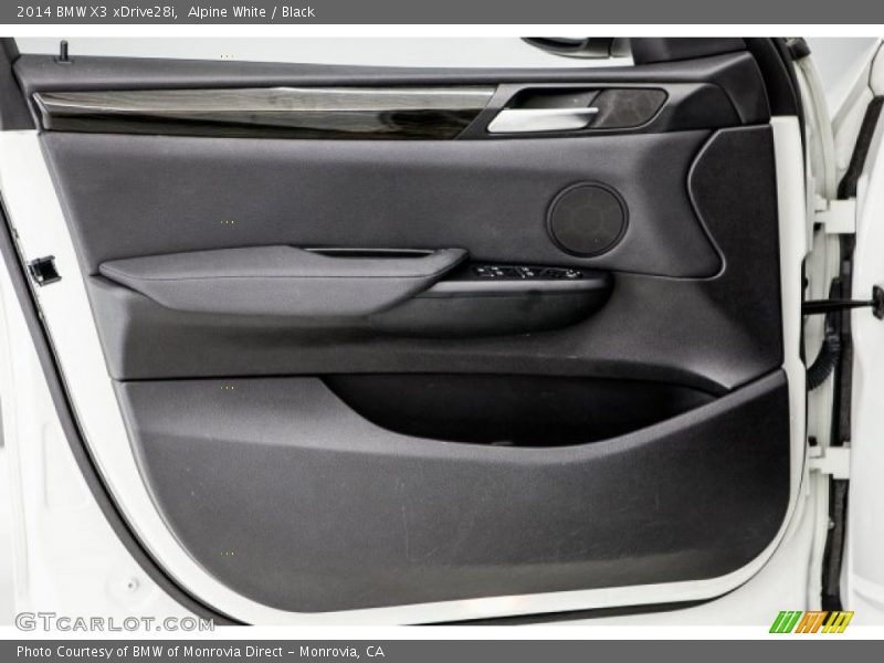 Alpine White / Black 2014 BMW X3 xDrive28i