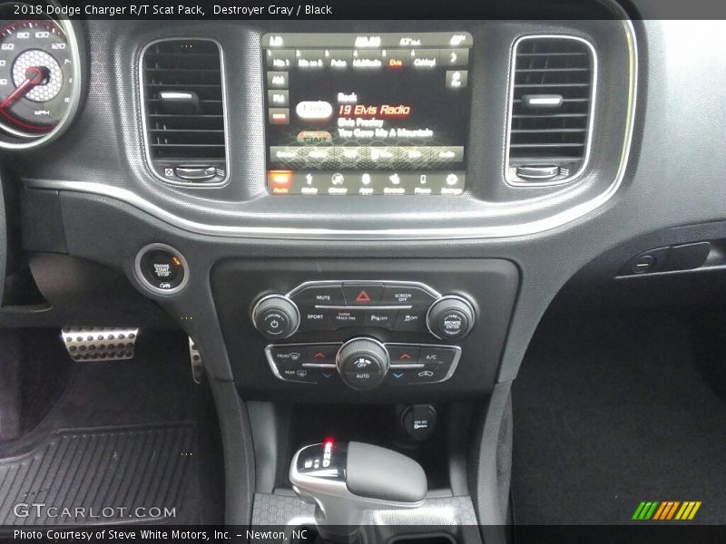 Destroyer Gray / Black 2018 Dodge Charger R/T Scat Pack
