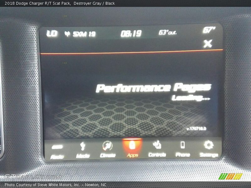 Destroyer Gray / Black 2018 Dodge Charger R/T Scat Pack