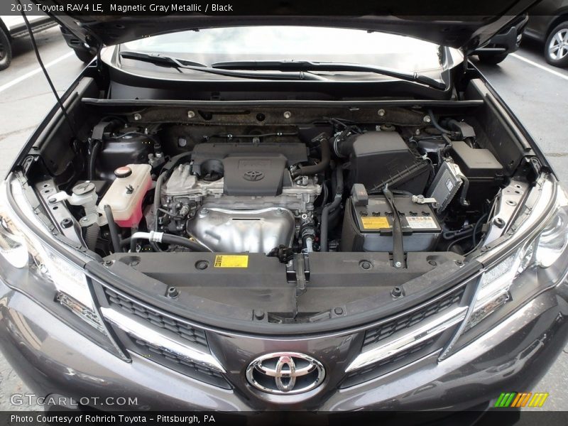 Magnetic Gray Metallic / Black 2015 Toyota RAV4 LE