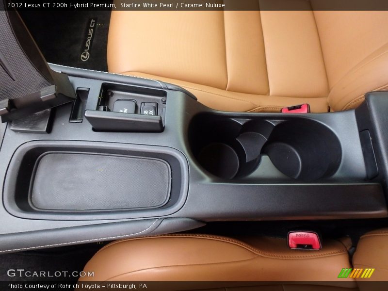 Starfire White Pearl / Caramel Nuluxe 2012 Lexus CT 200h Hybrid Premium