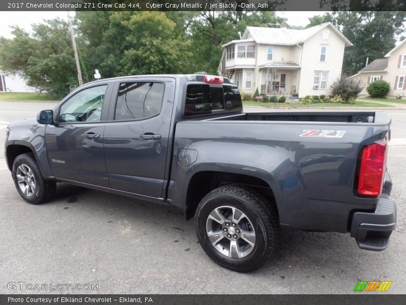Cyber Gray Metallic / Jet Black/­Dark Ash 2017 Chevrolet Colorado Z71 Crew Cab 4x4