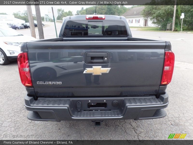 Cyber Gray Metallic / Jet Black/­Dark Ash 2017 Chevrolet Colorado Z71 Crew Cab 4x4