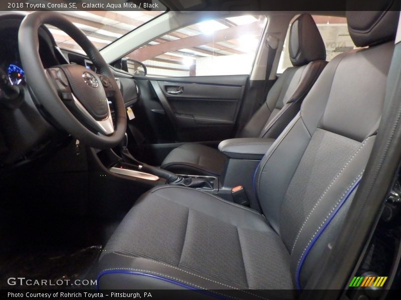  2018 Corolla SE Black Interior