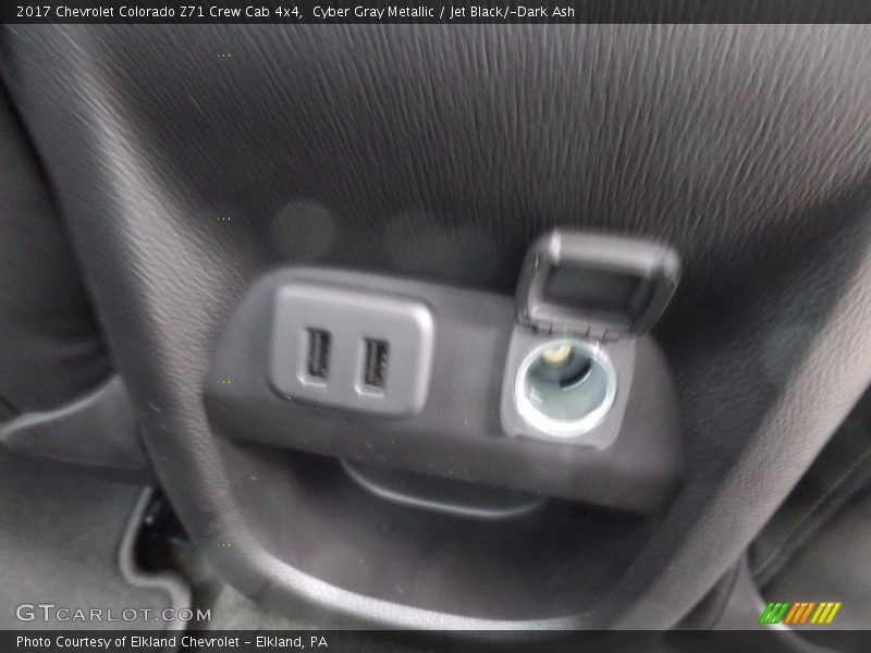 Cyber Gray Metallic / Jet Black/­Dark Ash 2017 Chevrolet Colorado Z71 Crew Cab 4x4