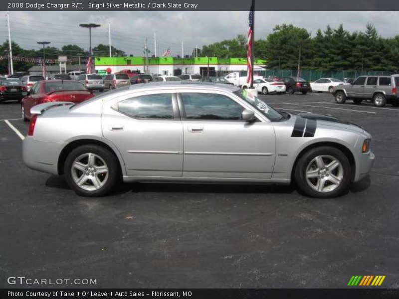 Bright Silver Metallic / Dark Slate Gray 2008 Dodge Charger R/T