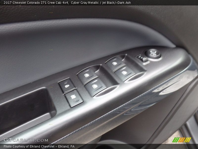 Cyber Gray Metallic / Jet Black/­Dark Ash 2017 Chevrolet Colorado Z71 Crew Cab 4x4