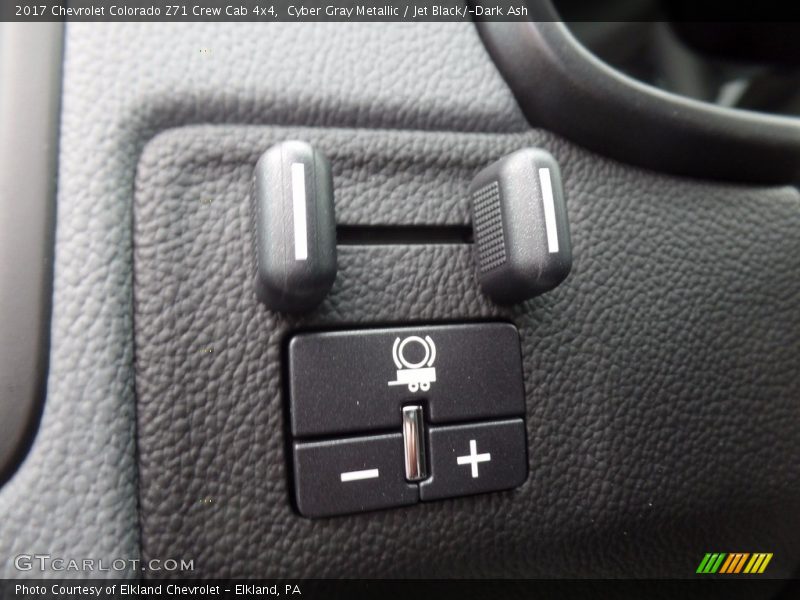 Cyber Gray Metallic / Jet Black/­Dark Ash 2017 Chevrolet Colorado Z71 Crew Cab 4x4