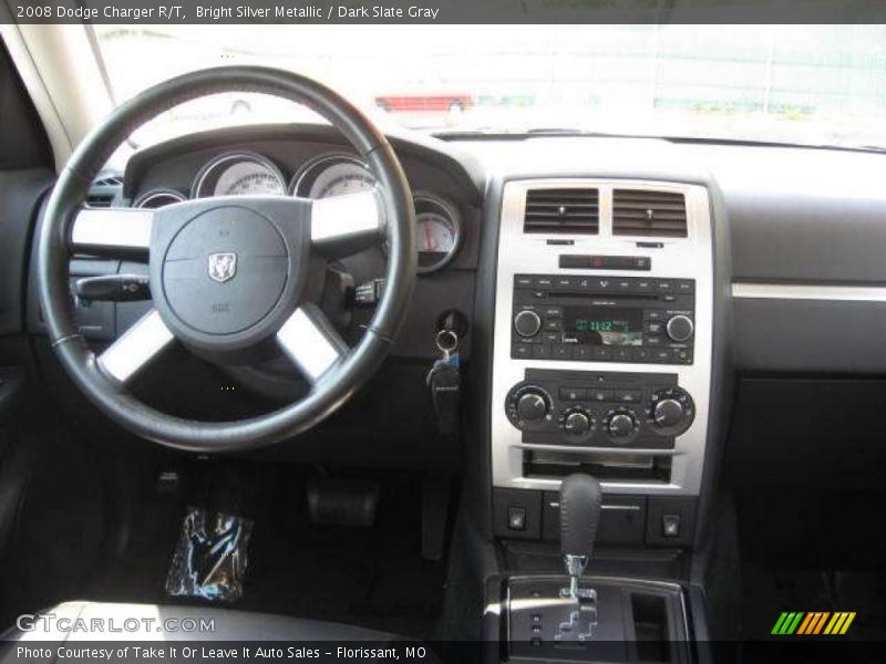 Bright Silver Metallic / Dark Slate Gray 2008 Dodge Charger R/T