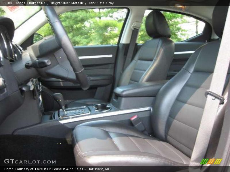 Bright Silver Metallic / Dark Slate Gray 2008 Dodge Charger R/T