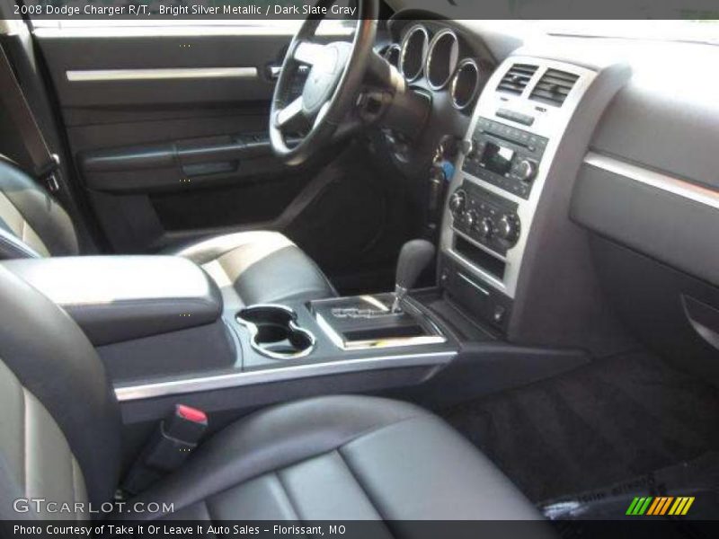 Bright Silver Metallic / Dark Slate Gray 2008 Dodge Charger R/T
