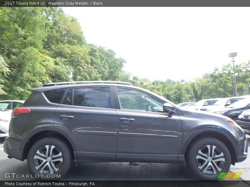 Magnetic Gray Metallic / Black 2017 Toyota RAV4 LE