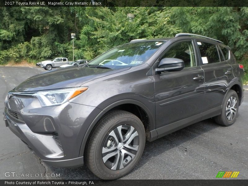 Magnetic Gray Metallic / Black 2017 Toyota RAV4 LE