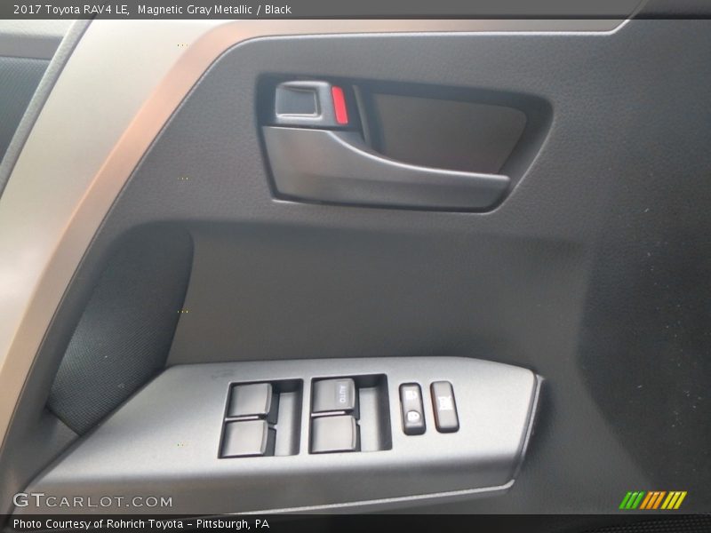 Magnetic Gray Metallic / Black 2017 Toyota RAV4 LE
