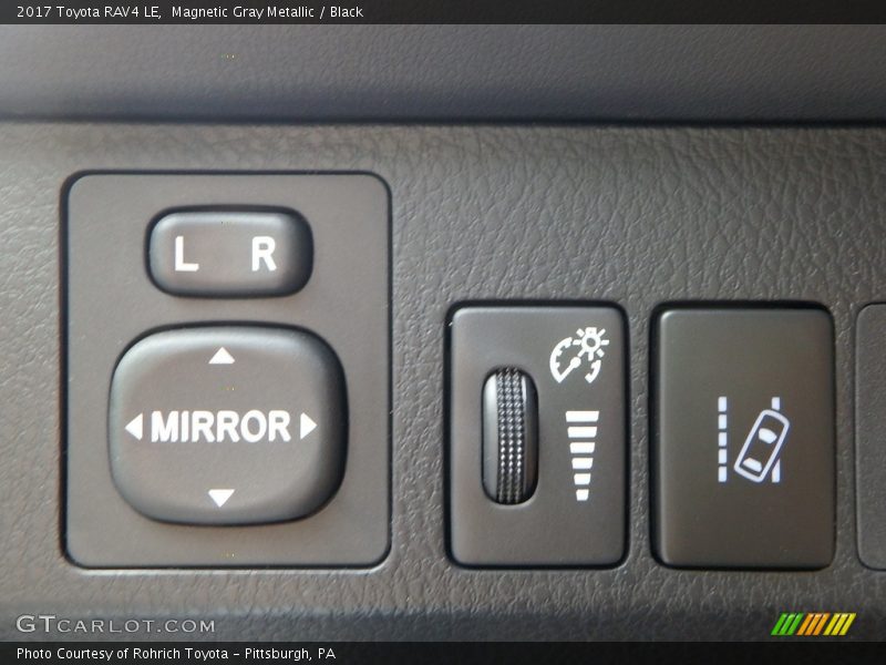 Magnetic Gray Metallic / Black 2017 Toyota RAV4 LE