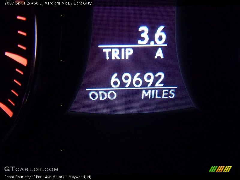 Verdigris Mica / Light Gray 2007 Lexus LS 460 L